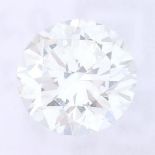 A brilliant cut diamond, weighing 0.32ct.