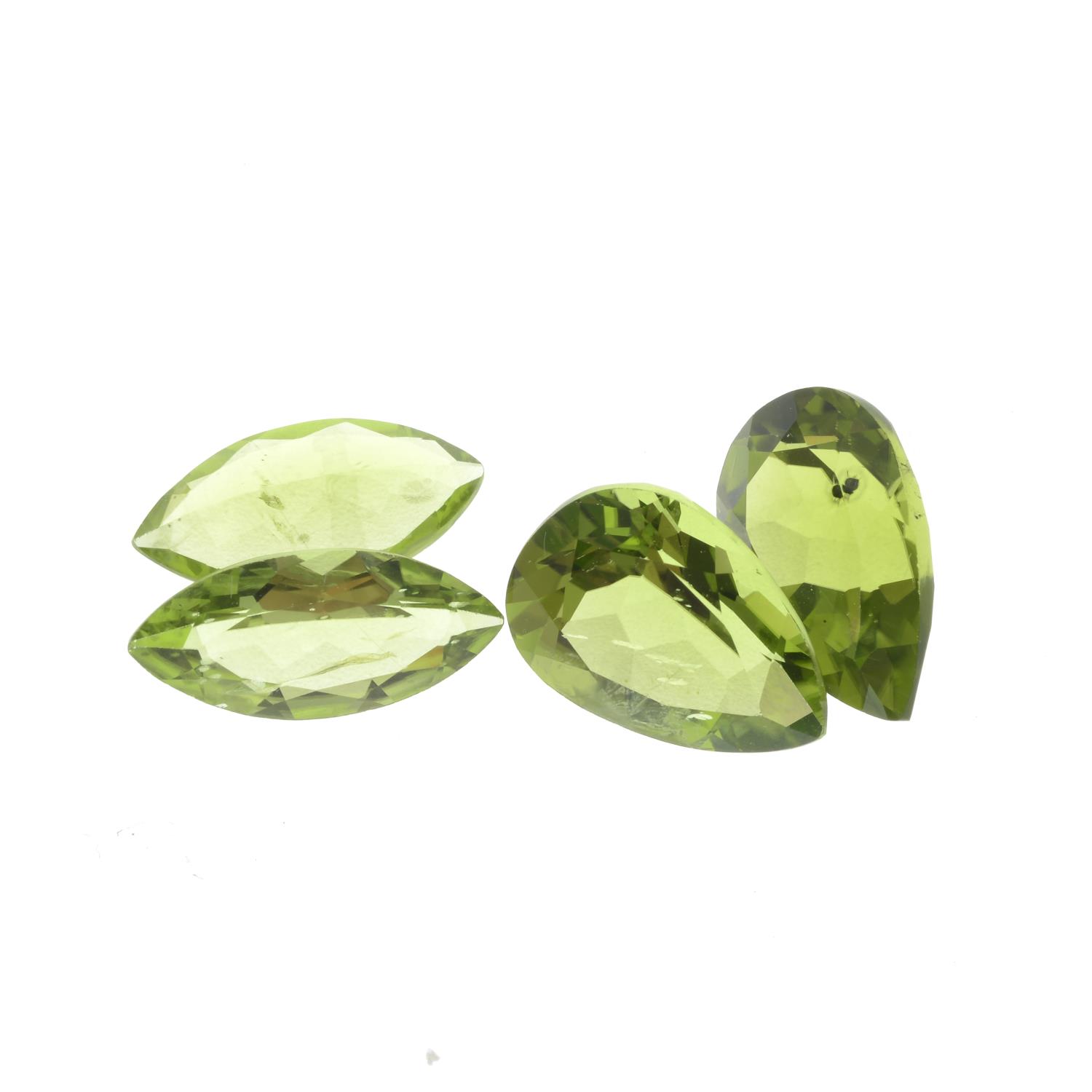 Twelve vari-shape peridot. - Image 4 of 6