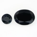 Two sapphires. Total weight 23.35cts.