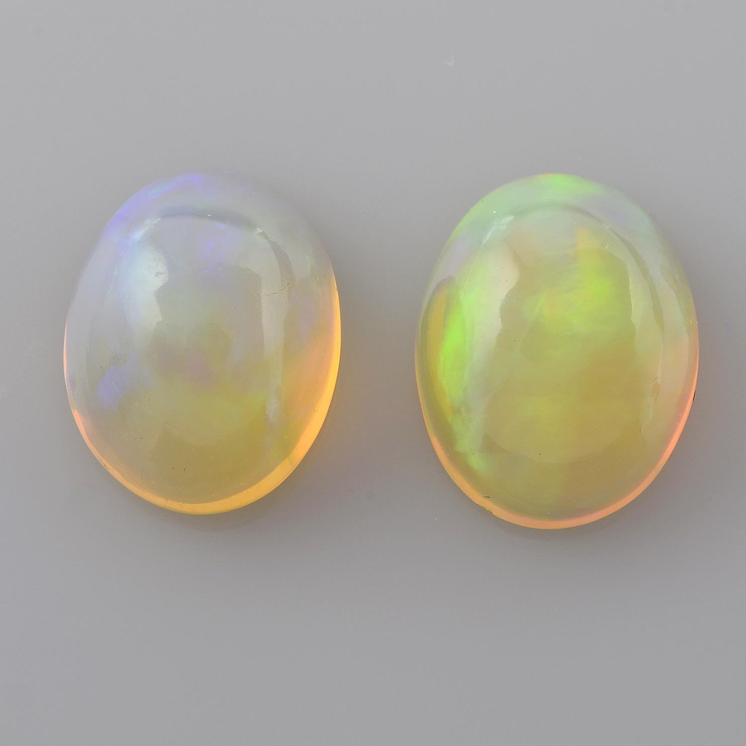 A selection of vari-shape opal cabochons.