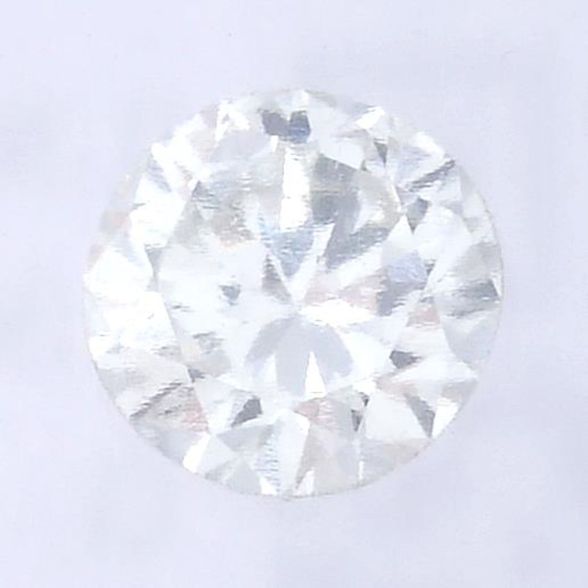 A brilliant cut diamond, weighing 0.30ct, measuring 4.36 by 4.46 by 2.53mms.