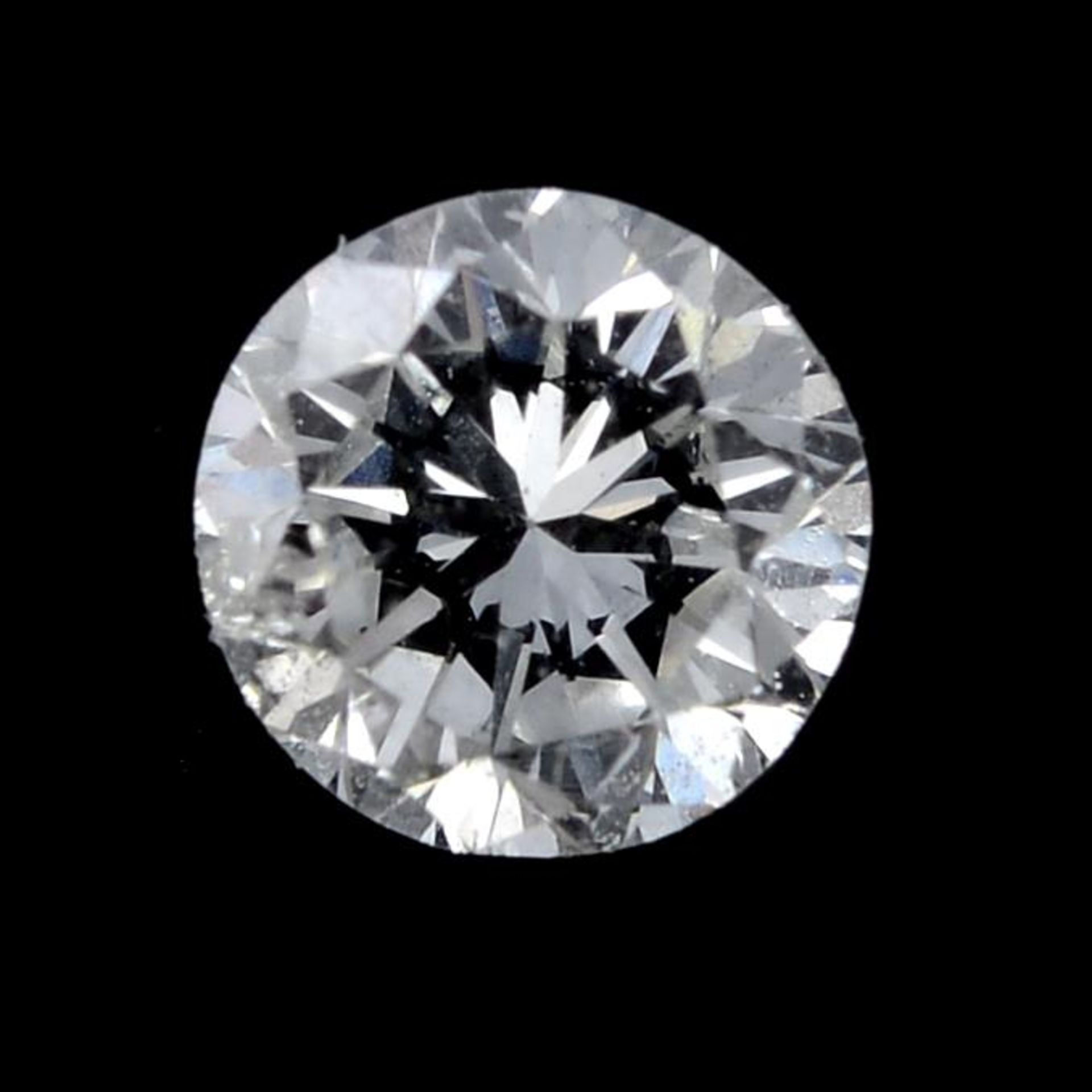 A brilliant cut diamond weighing 0.23ct.