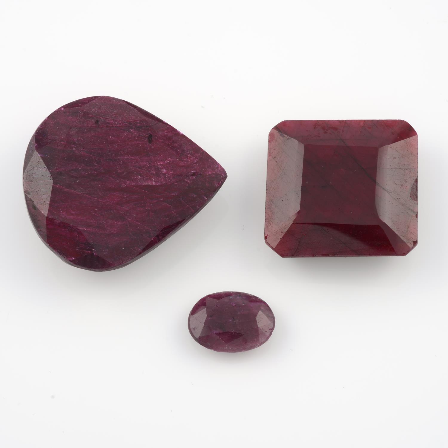 A selection of corundum, weighing 123.3gms. - Image 2 of 3