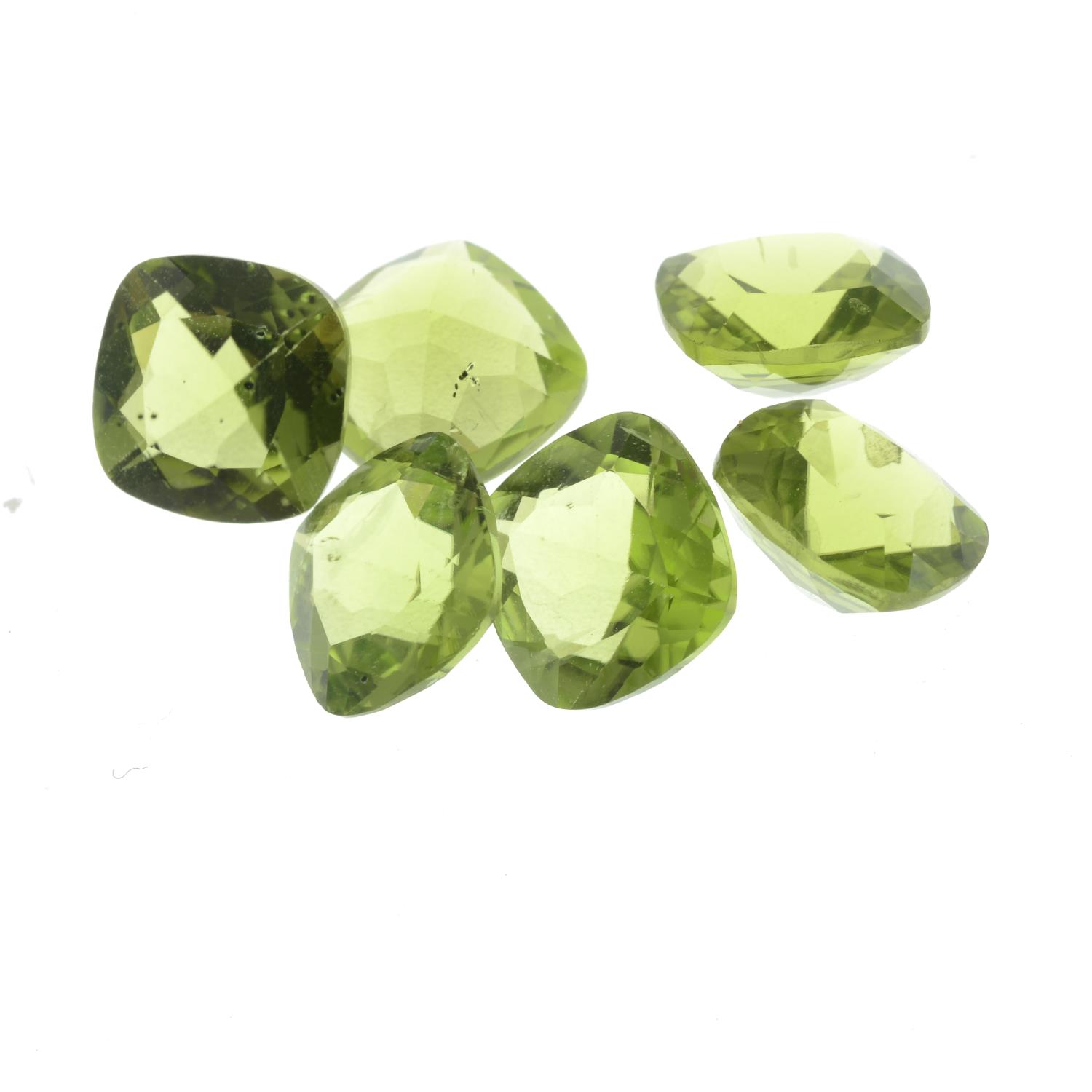 Twelve vari-shape peridot. - Image 6 of 6