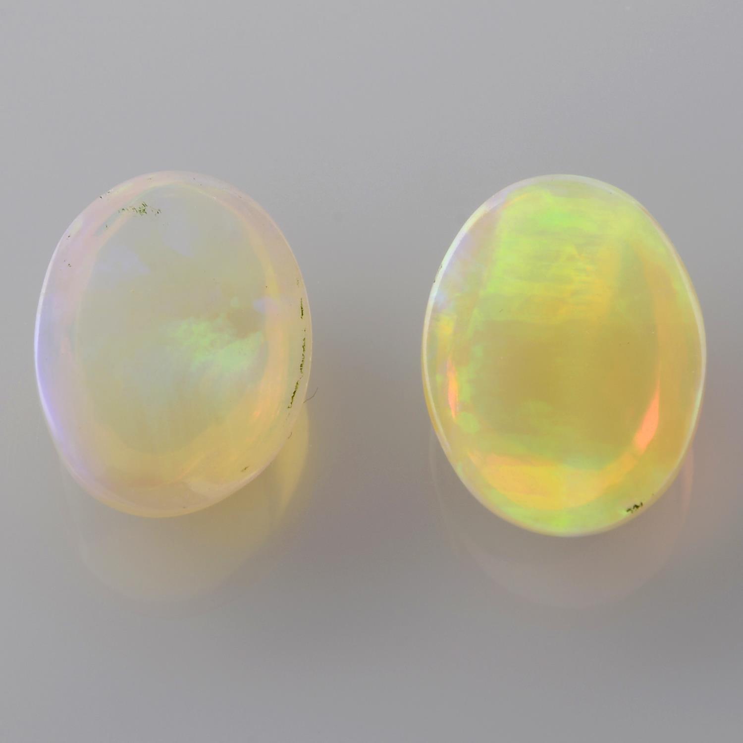 A selection of vari-shape opal cabochons. - Image 2 of 3