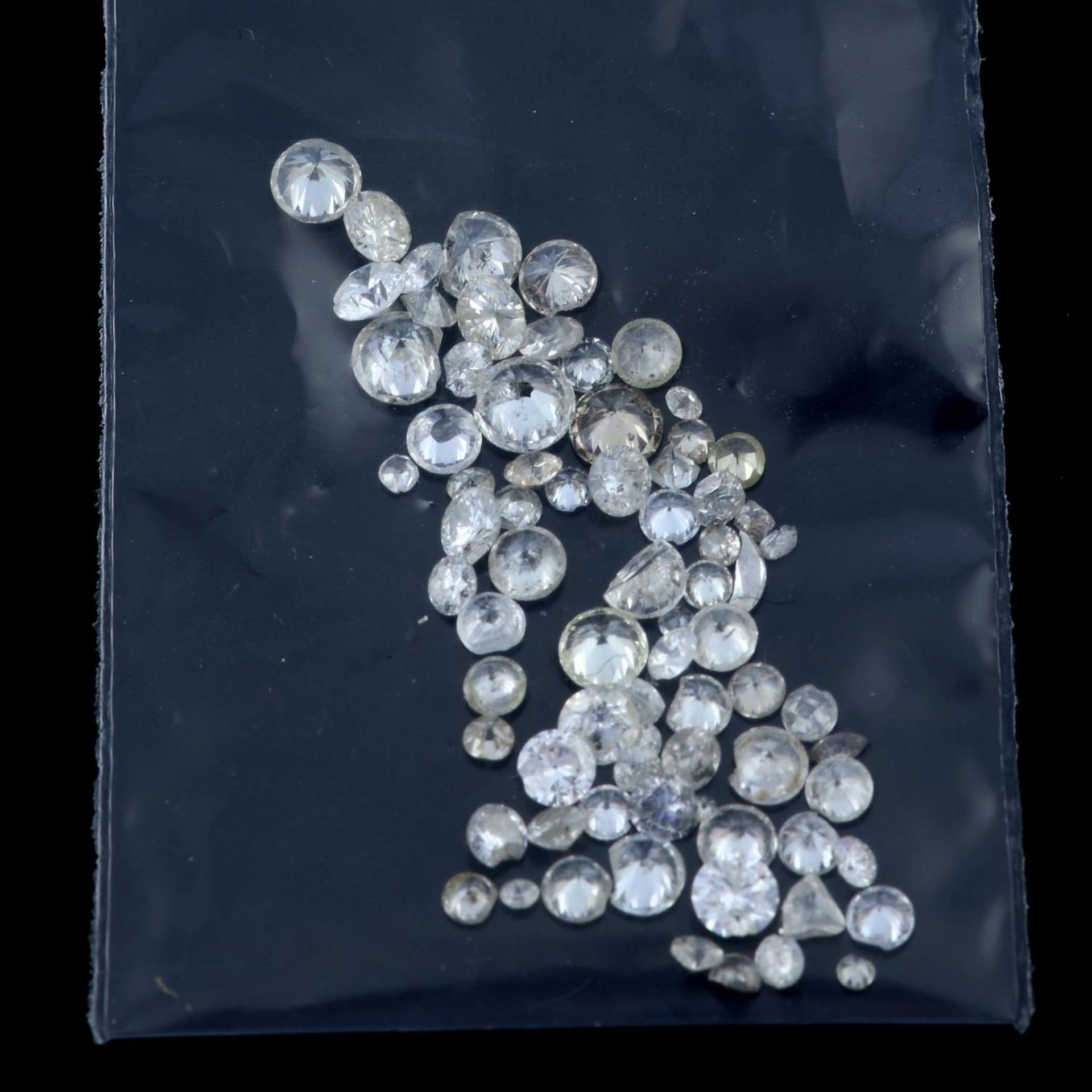 Selection of brilliant cut diamonds, total weight 6.46cts. - Image 2 of 2