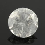 A brilliant cut diamond.