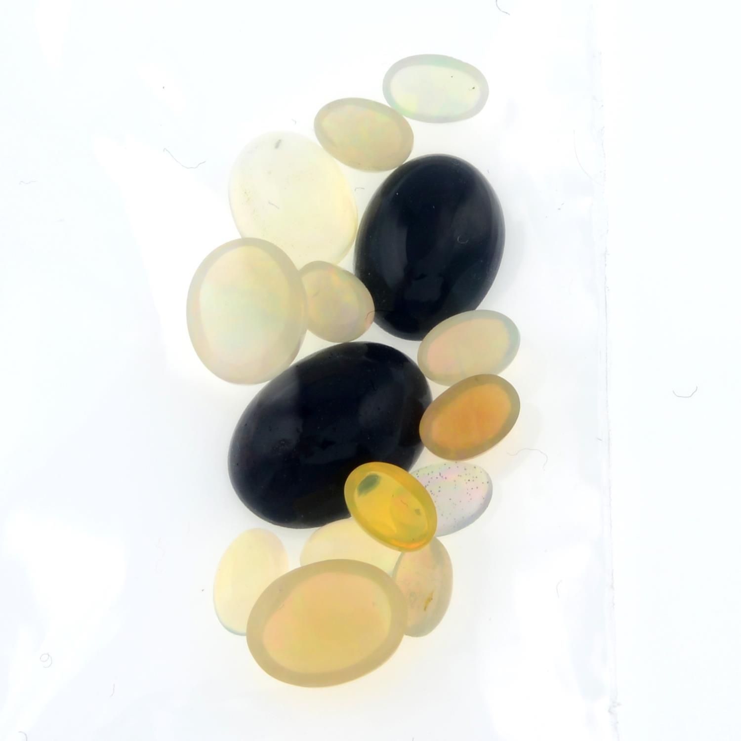 Selection of polished opals, - Image 2 of 2