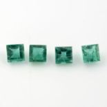 Twelve rectangular shape diamonds,