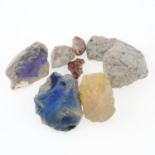 Selection of opals,