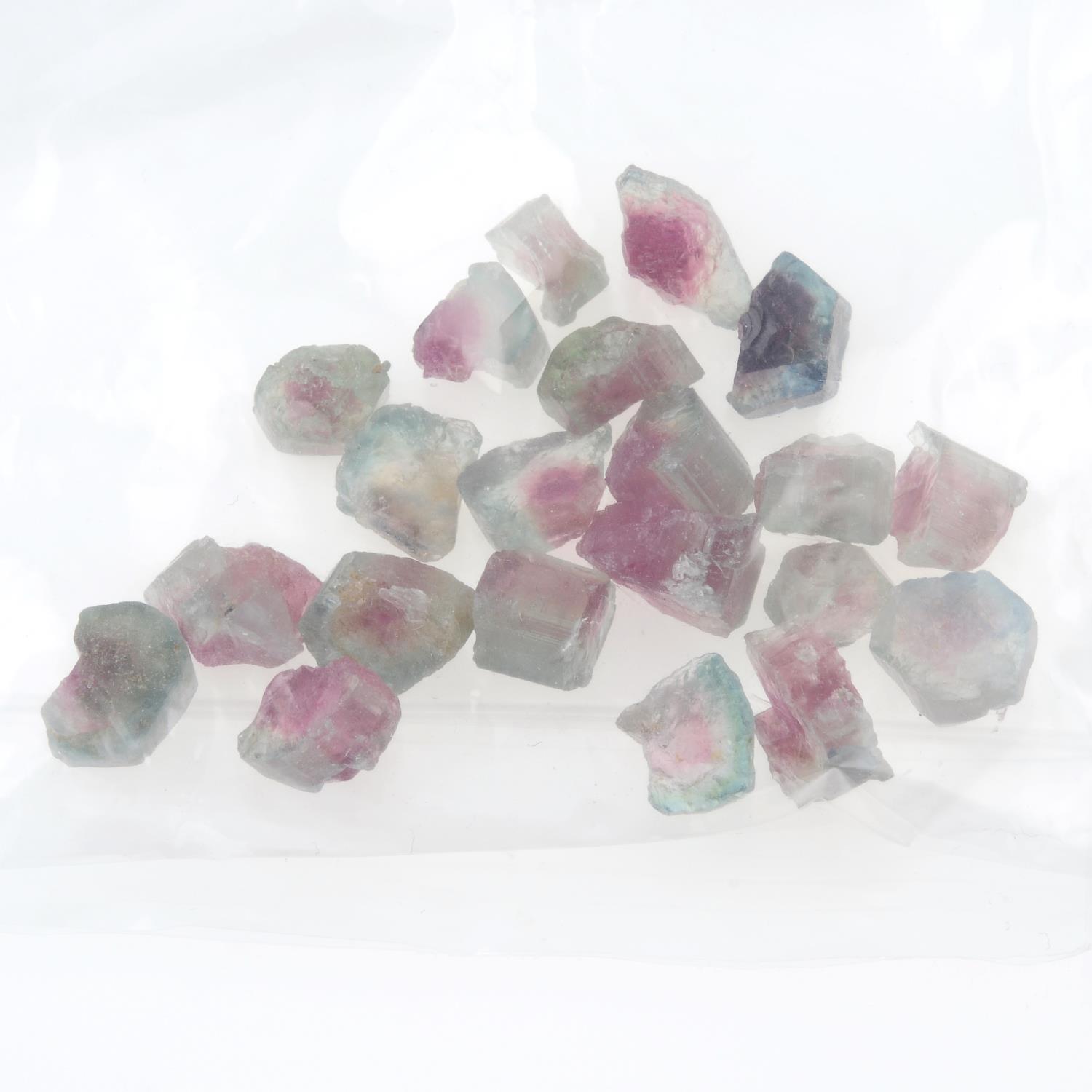 A selection of rough tourmalines. - Image 2 of 2