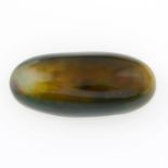 An oval shape opal cabochon, weighing 15.27ct.
