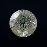A brilliant cut diamond weighing 0.28ct.