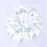 A brilliant cut diamond, weighing 0.34ct, measuring 4.36 by 4.4 by 2.8mms.