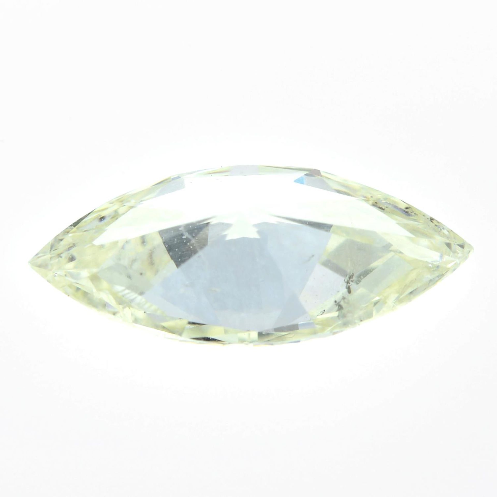 A marquise shape diamond. - Image 2 of 2