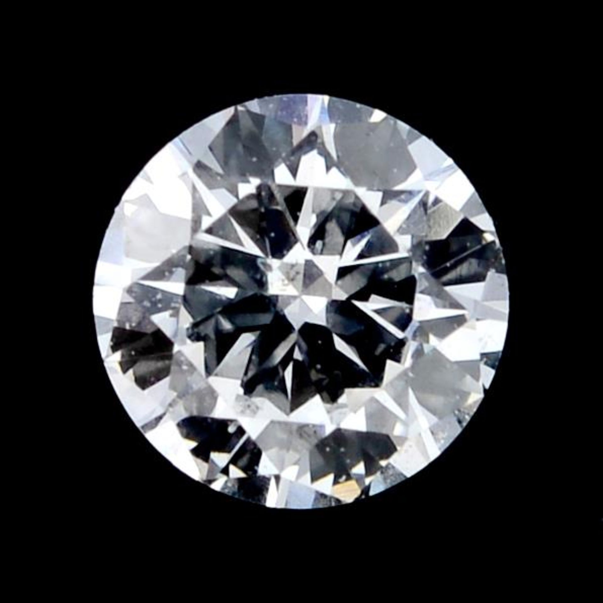 A brilliant cut diamond weighing 0.21ct.