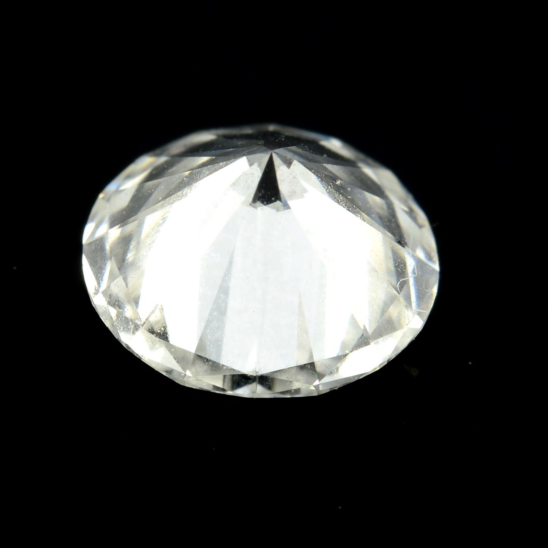 A brilliant cut diamond, weighing 1.32cts, Approximate dimensions 7.3 by 7.3 by 4.2mms. - Image 2 of 3