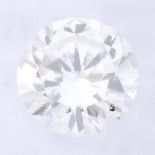 A brilliant cut diamond, weighing 0.35ct, measuring 4.64 by 4.71 by 2.68mms.