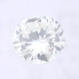 A brilliant cut diamond, weighing 0.20ct, measuring 3.84 by 3.94 by 2.16mms.