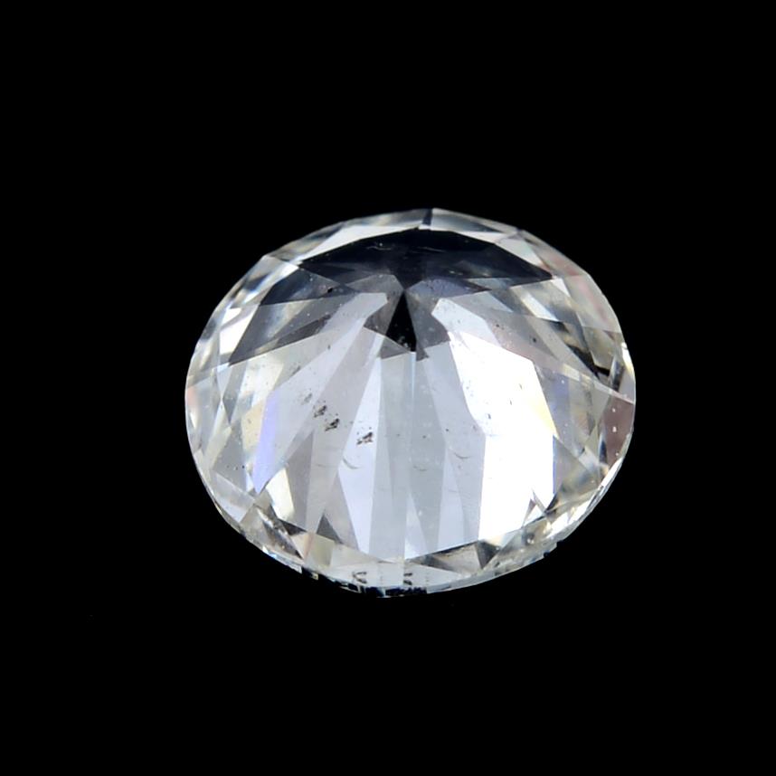 A brilliant cut diamond weighing 0.37ct. - Image 2 of 2