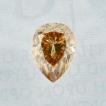 A pear shape diamond, weighing 0.40ct.