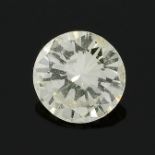 A brilliant cut diamond.