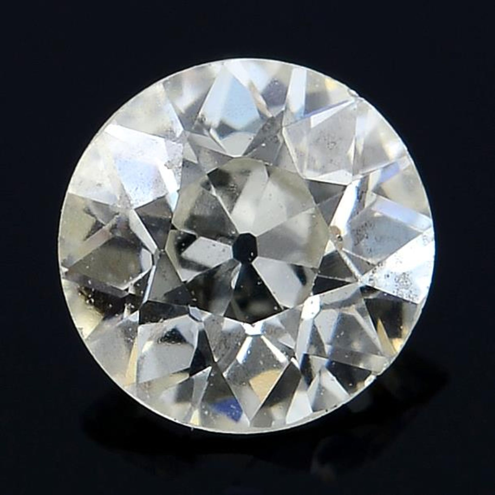A brilliant cut diamond weighing 0.26ct.