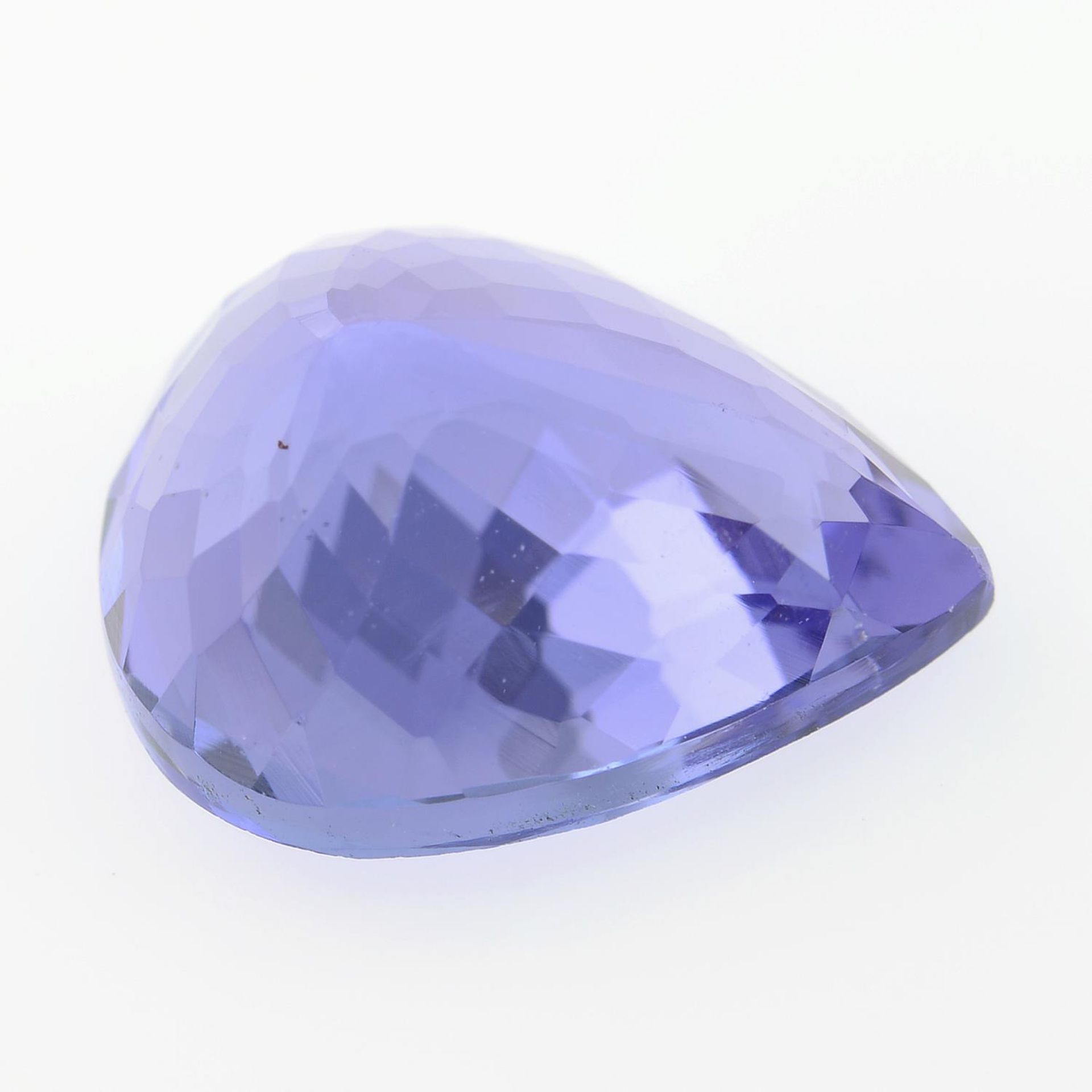 A pear shape tanzanite, weighing 4.76ct. - Image 2 of 2