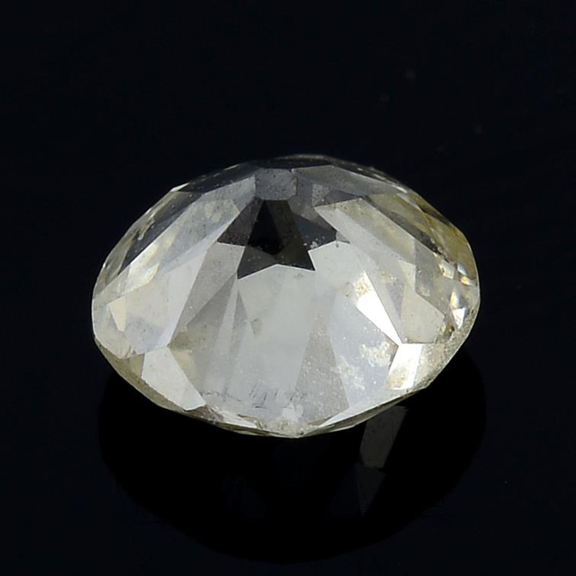 An old-cut diamond weighing 0.42ct. - Bild 2 aus 2