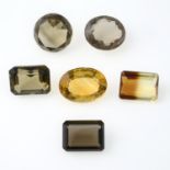 Six vari-shape quartzes,