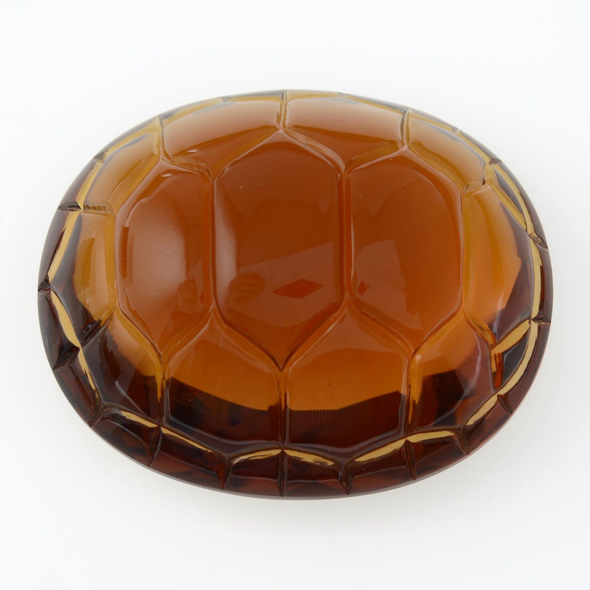 A carved citrine, weighing 231ct. - Image 2 of 3