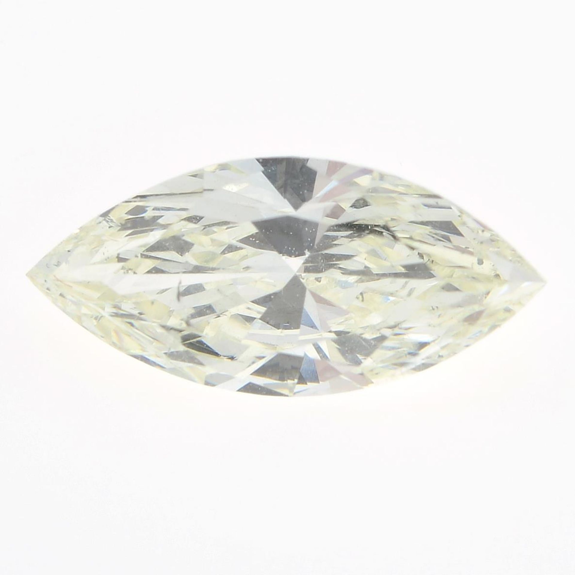 A marquise shape diamond.