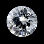 A brilliant cut diamond weighing 0.37ct.