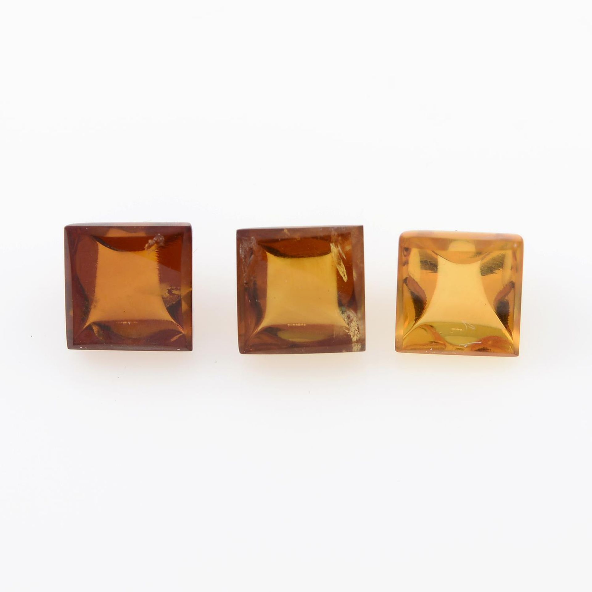 Selection of citrines, weighing 15.18ct.