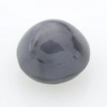 A star sapphire cabochon, weighing 4.25cts.