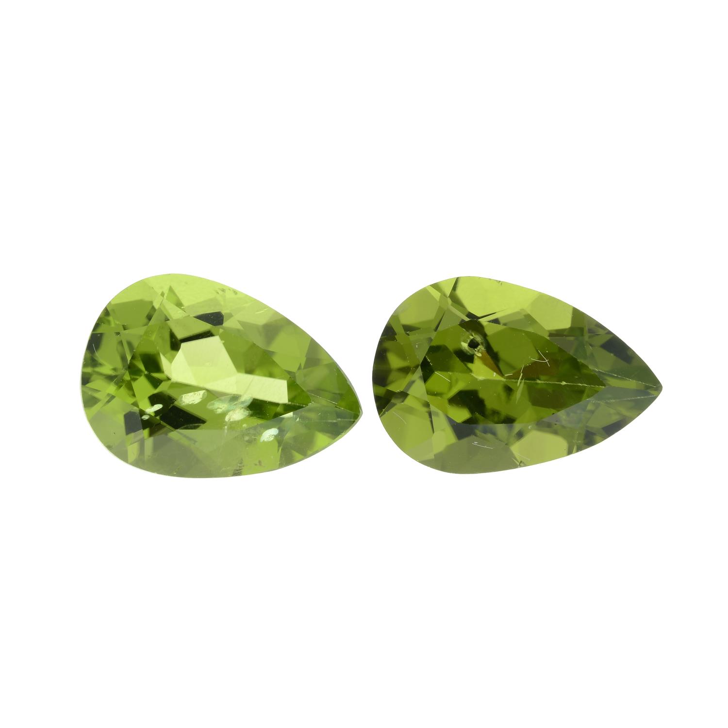 Twelve vari-shape peridot. - Image 3 of 6