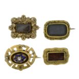 A selection of Victorian jewellery,