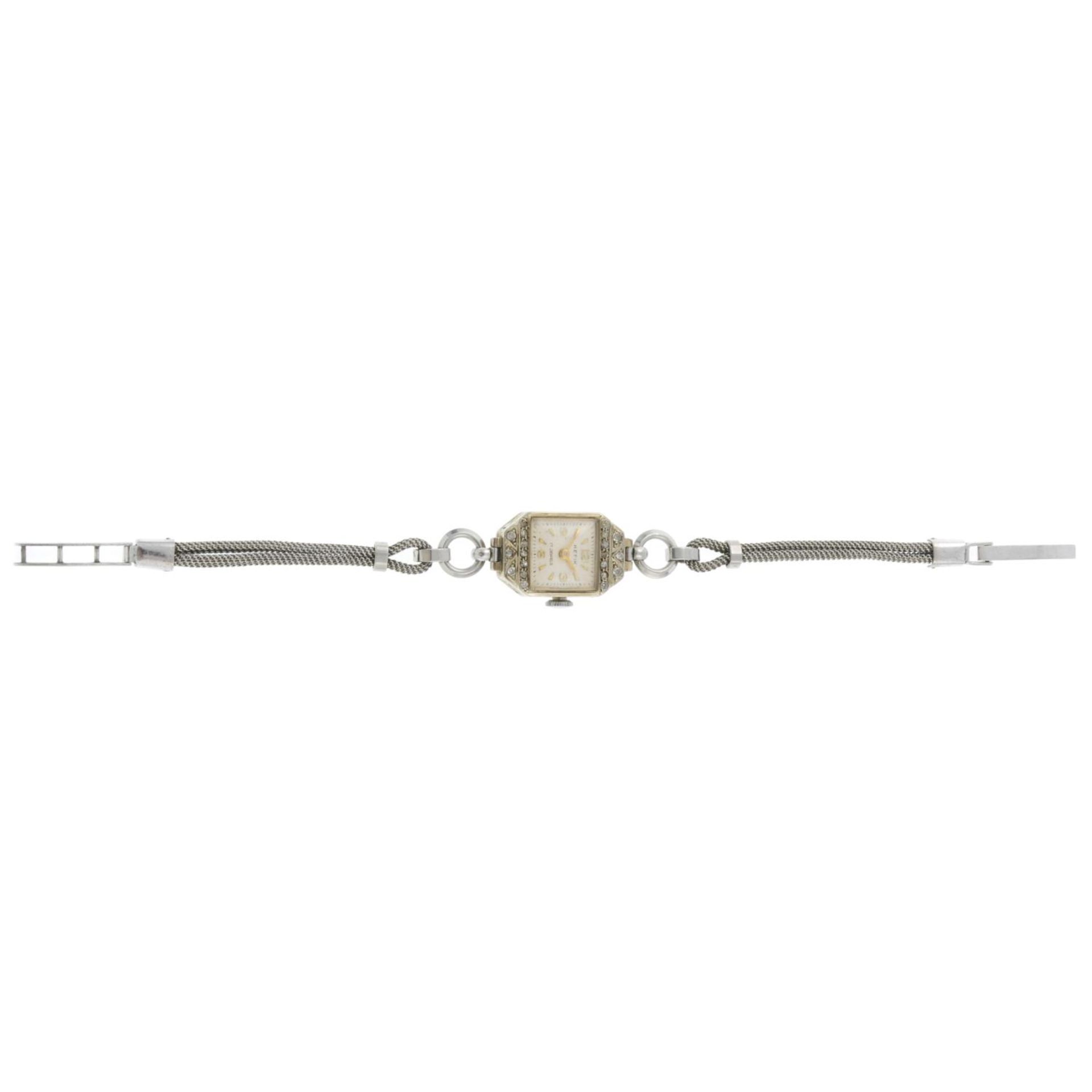 A Lady's diamond cocktail watch, by Hefik.Length 18cms. - Image 2 of 3