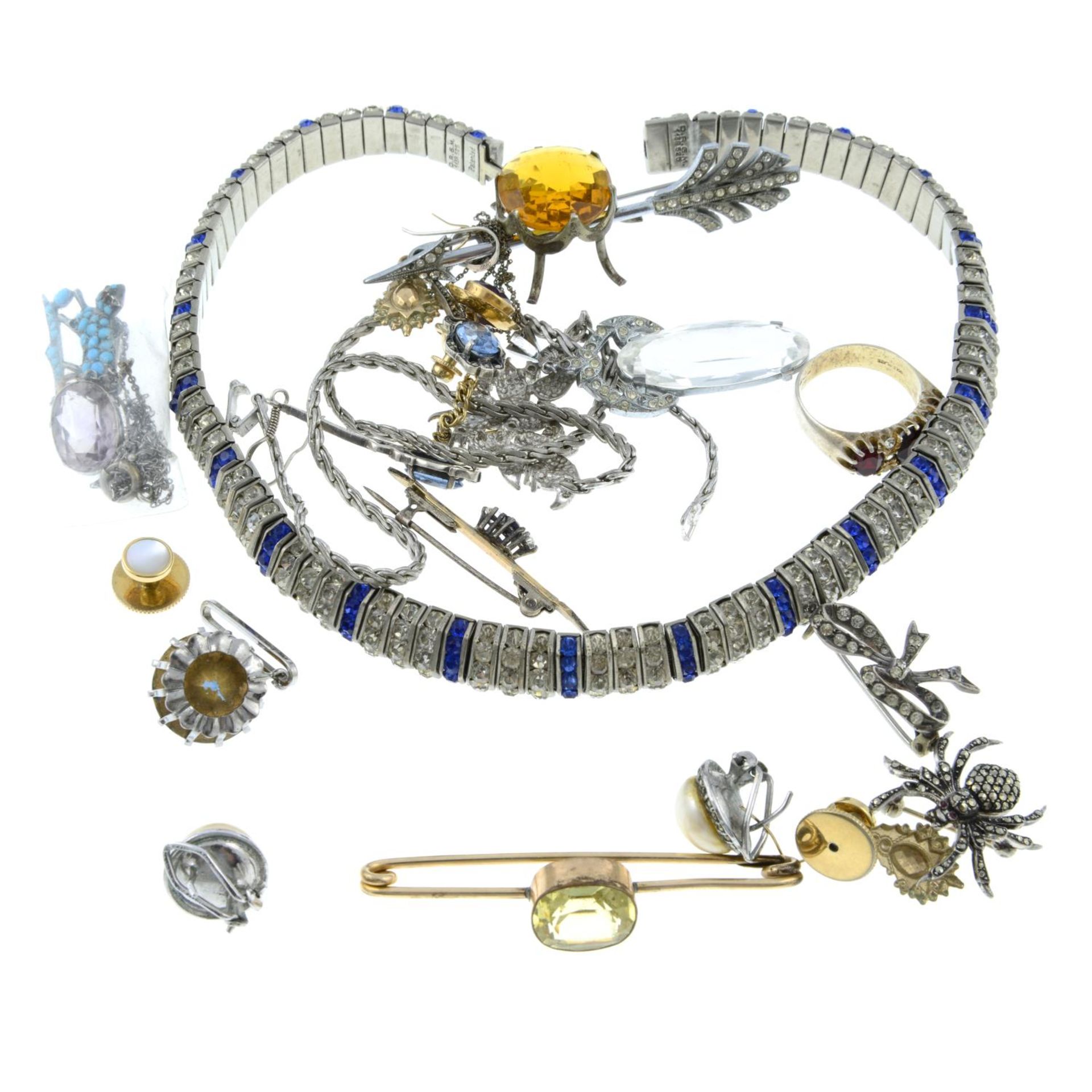 A selection of early 20th century jewellery, - Bild 2 aus 2