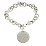 A silver 'Return to Tiffany' bracelet, by Tiffany & Co.Signed Tiffany & Co.