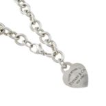 A silver 'Return to Tiffany' bracelet, by Tiffany & Co.Signed Tiffany & Co.