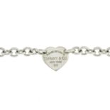 A silver 'Return to Tiffany' bracelet, by Tiffany & Co.Signed Tiffany & Co.