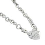 A silver 'Return to Tiffany' necklace, by Tiffany & Co.Signed Tiffany & Co.