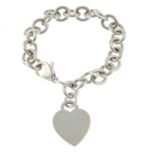 A silver 'Return to Tiffany' bracelet, by Tiffany & Co.Signed Tiffany & Co.