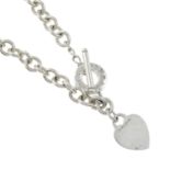 A silver 'Return to Tiffany' necklace, by Tiffany & Co.Signed Tiffany & Co.