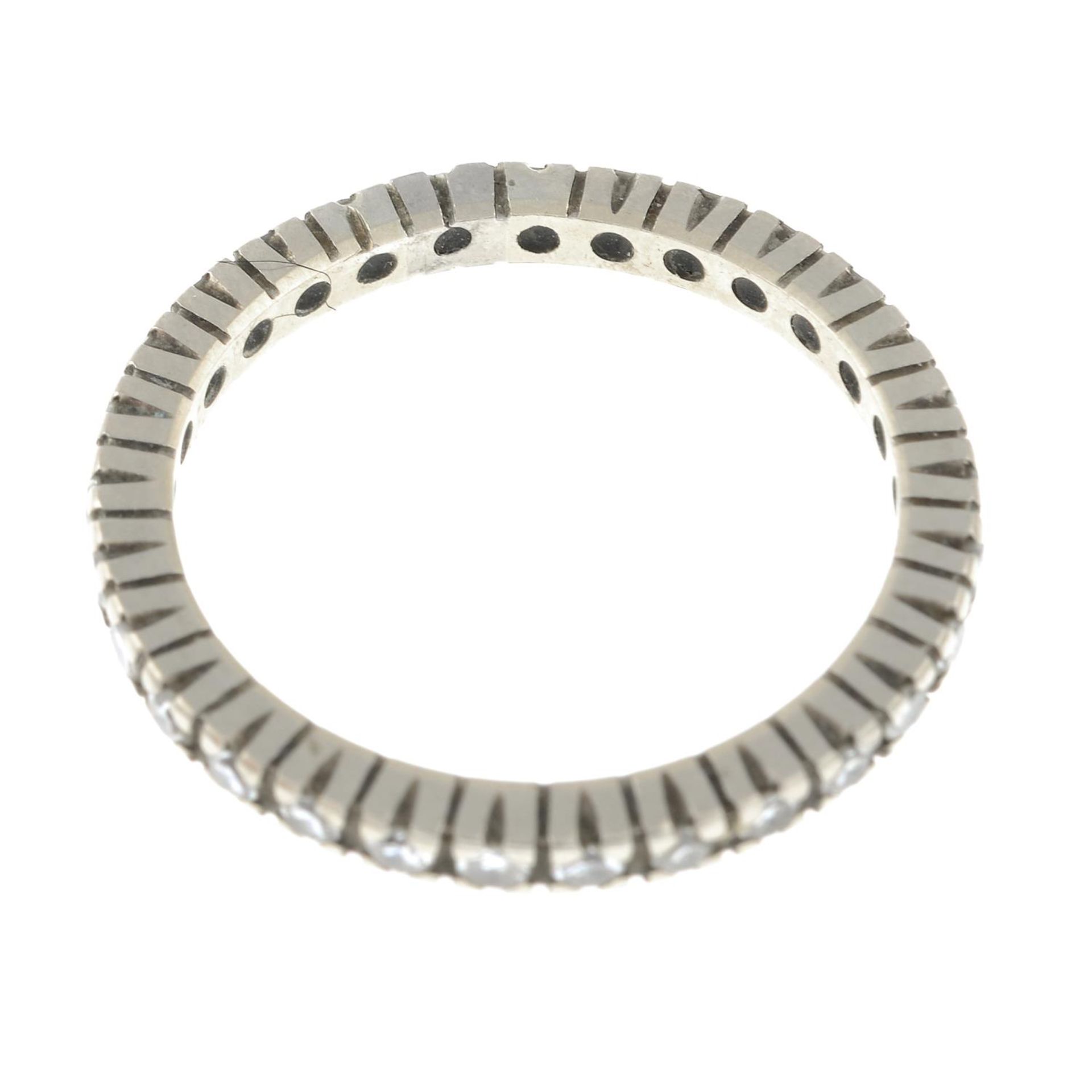 A diamond full eternity ring.Estimated total diamond weight 0.25ct. - Image 2 of 2