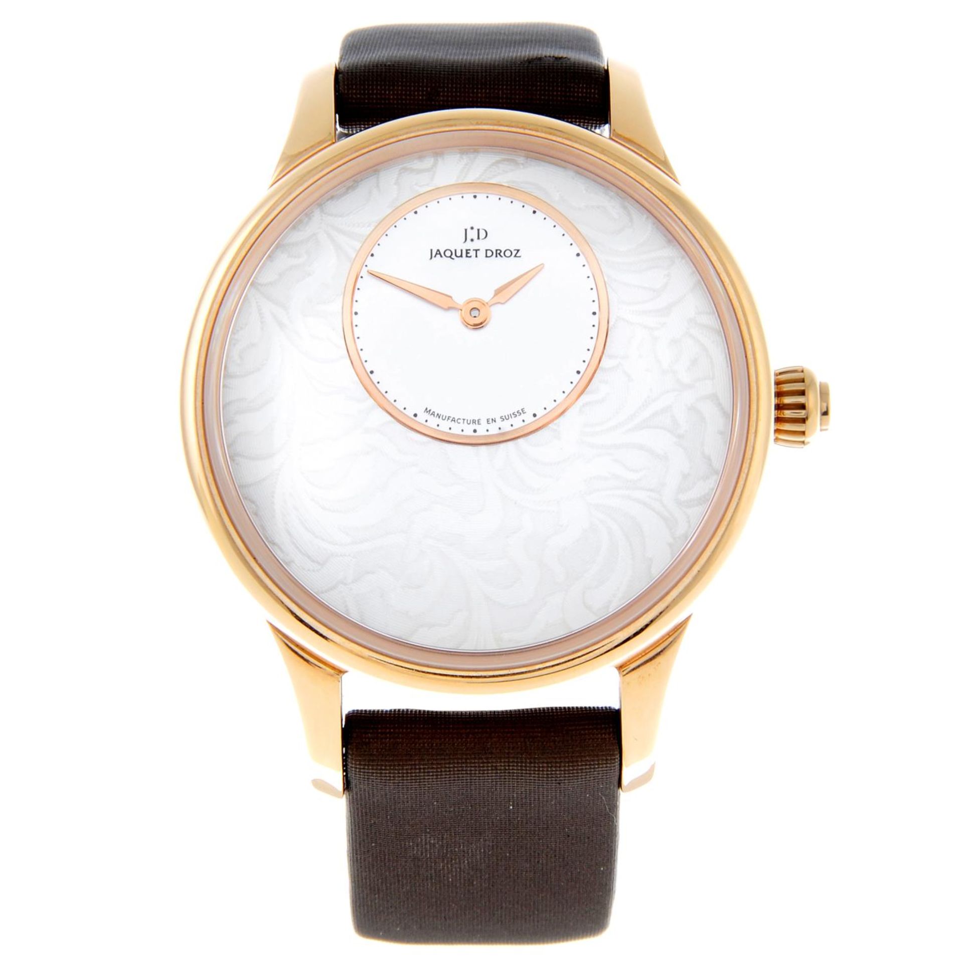 JAQUET DROZ - a limited edition Petite Heure Minute Art Deco wrist watch.