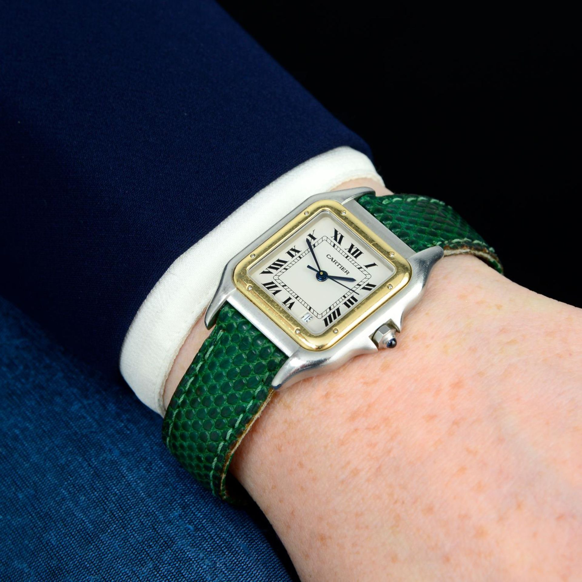 CARTIER - a Panthere wrist watch. - Bild 3 aus 5