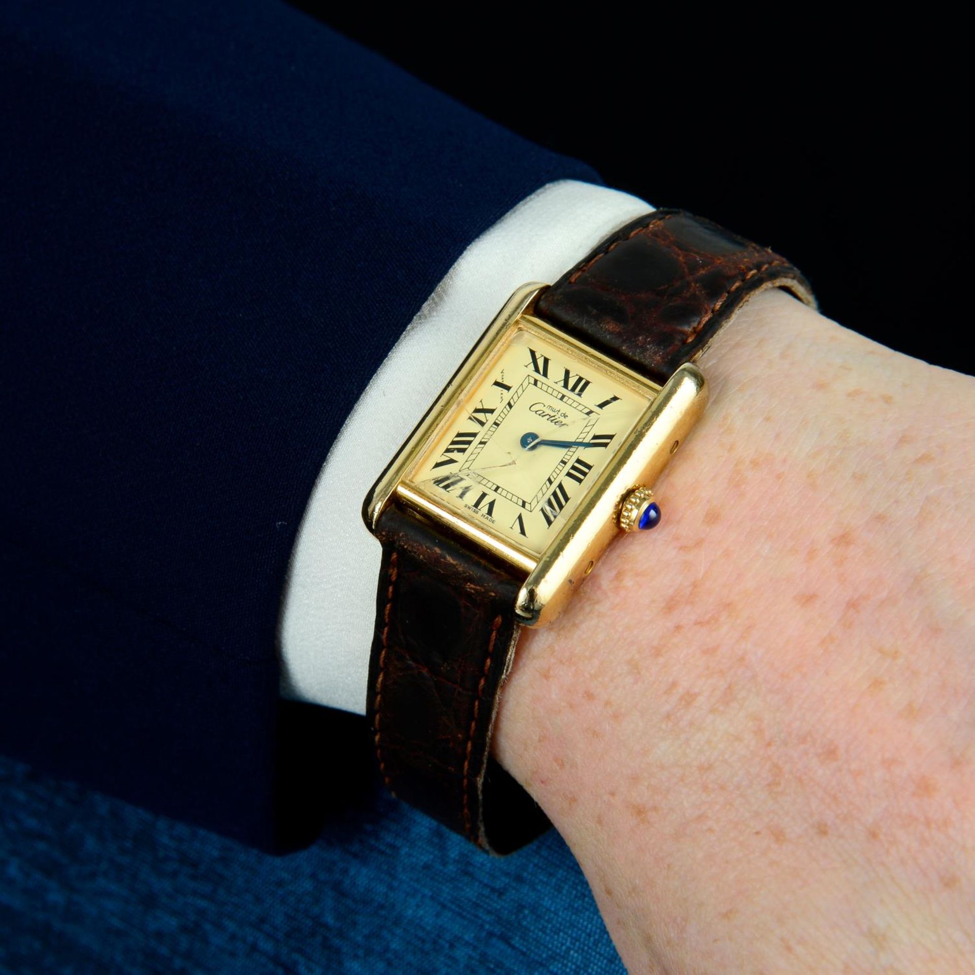 CARTIER - a Must de Cartier wrist watch. - Image 3 of 5