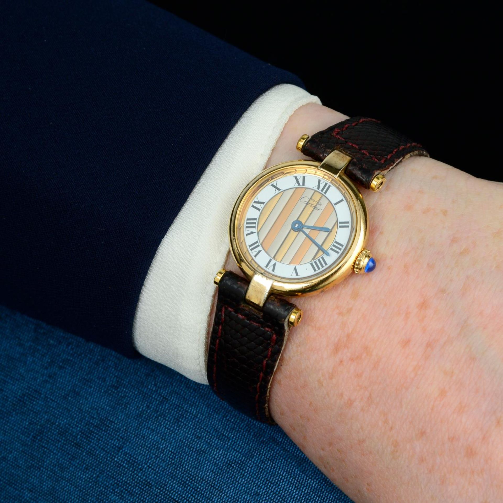 CARTIER - a Must de Cartier wrist watch. - Image 3 of 6